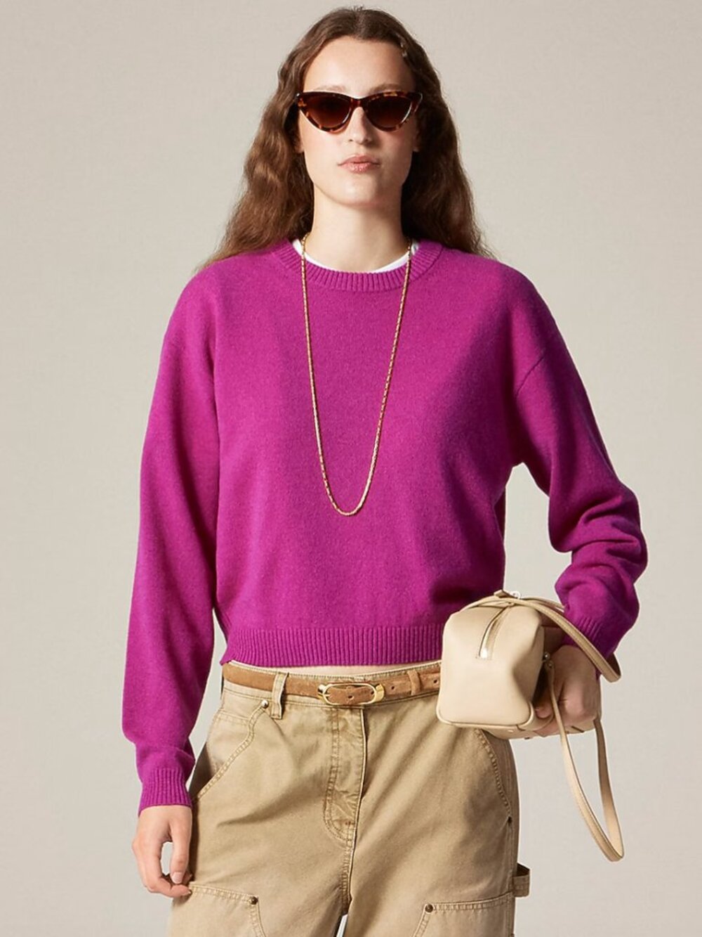 NWT J.Crew Perfect Cashmere Crewneck Sweater